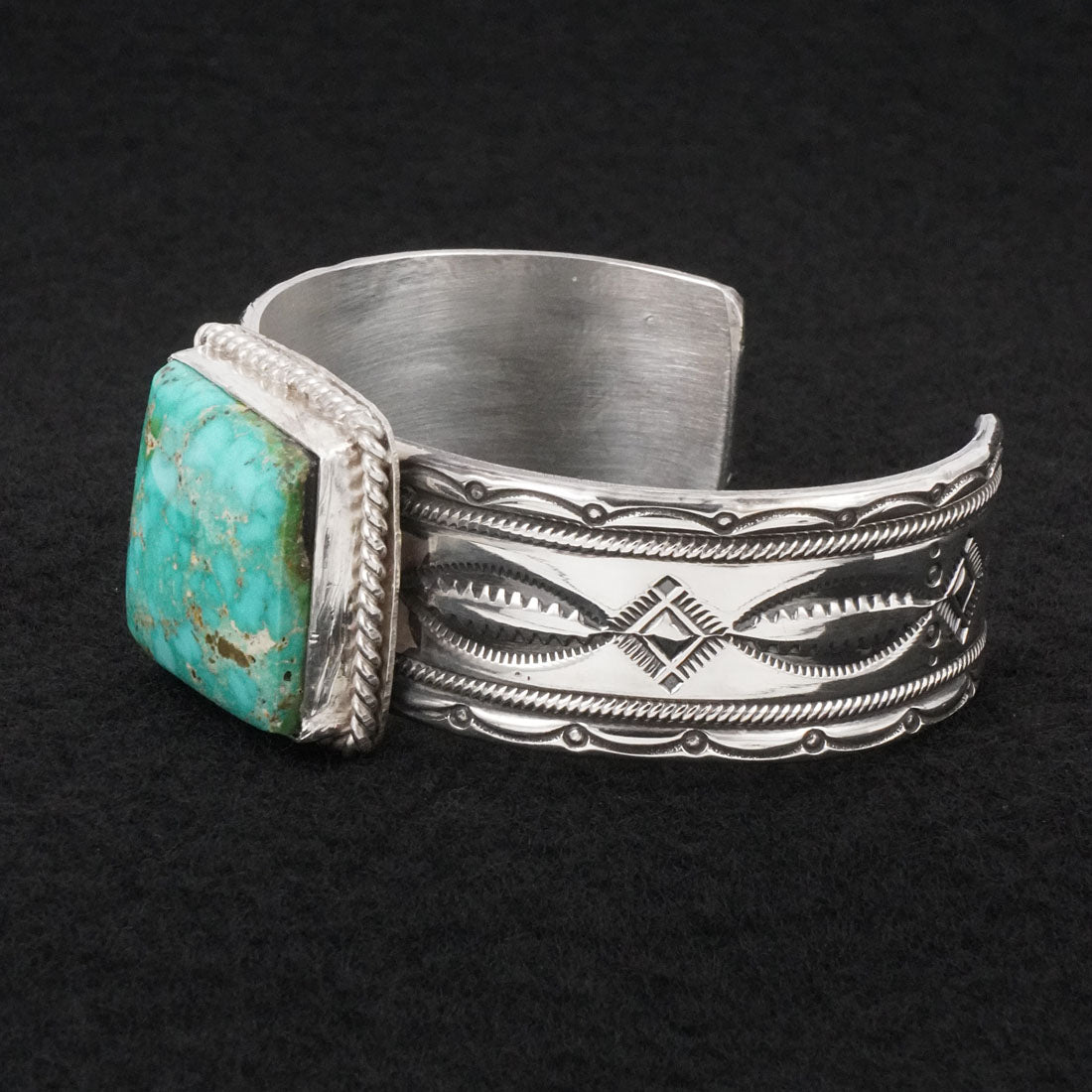 Michael Calladitto Turquoise & Sterling Silver Bracelet