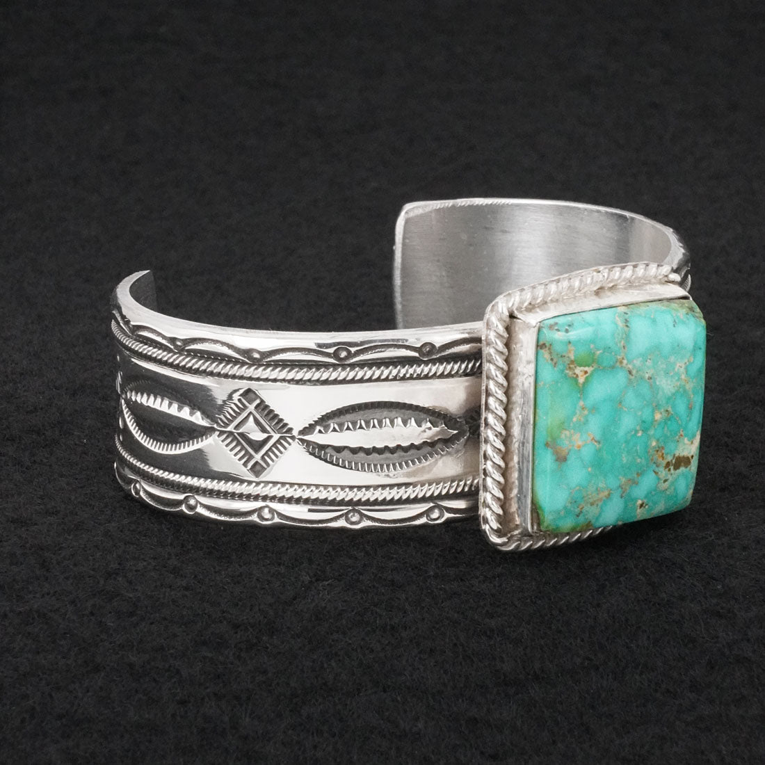 Michael Calladitto Turquoise & Sterling Silver Bracelet