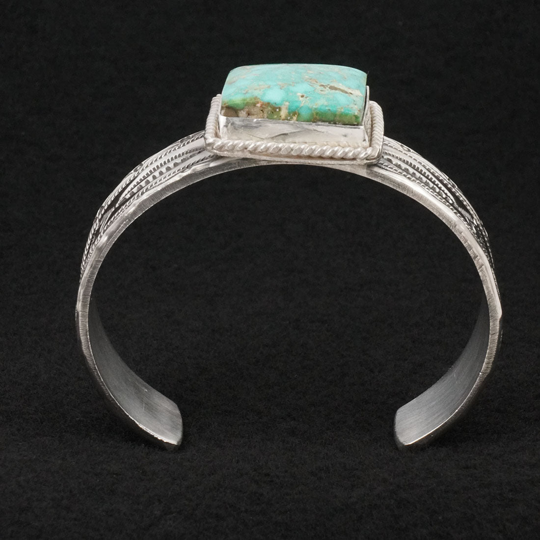 Michael Calladitto Turquoise & Sterling Silver Bracelet