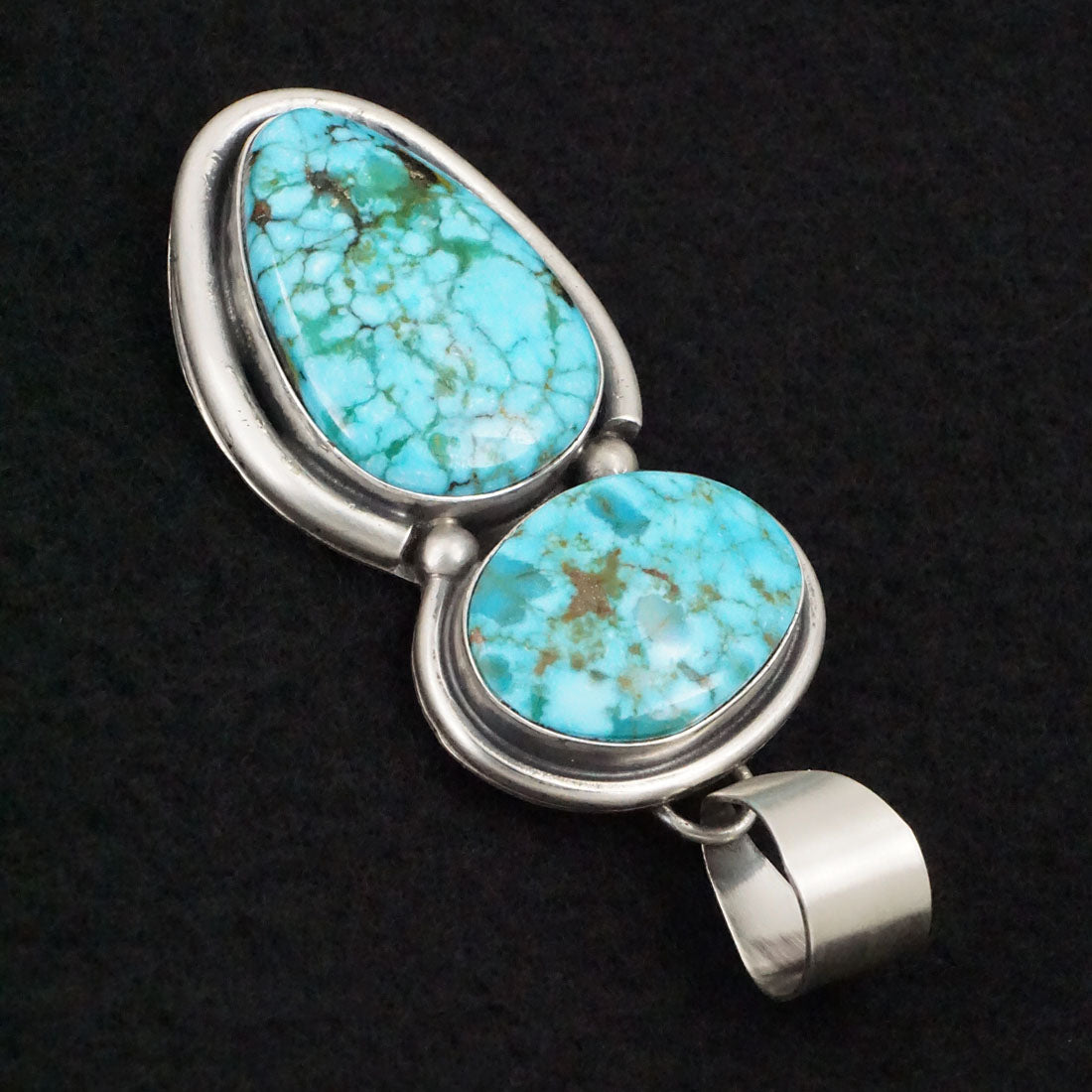 Kathleen Livingston Turquoise & Sterling Silver Pendant