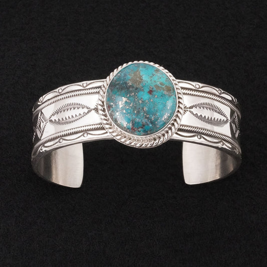 Michael Calladitto Turquoise & Sterling Silver Bracelet