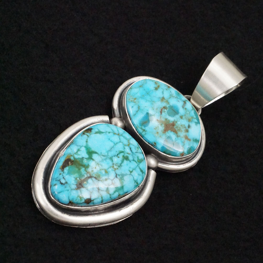 Kathleen Livingston Turquoise & Sterling Silver Pendant