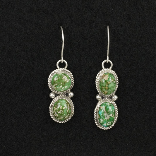 Eugene Gruber Turquoise & Sterling Silver Earrings