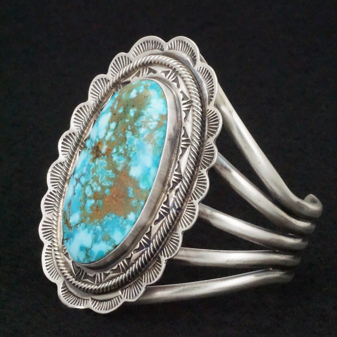 Thomas Francisco Turquoise & Sterling Silver Bracelet