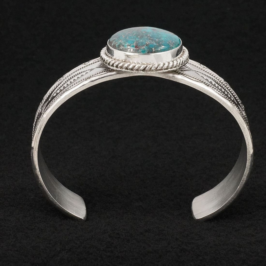 Michael Calladitto Turquoise & Sterling Silver Bracelet