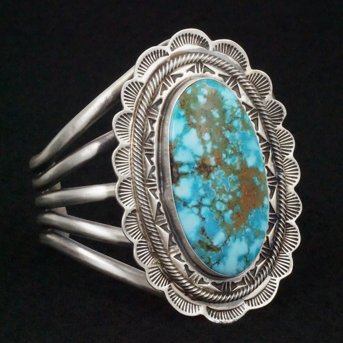 Thomas Francisco Turquoise & Sterling Silver Bracelet