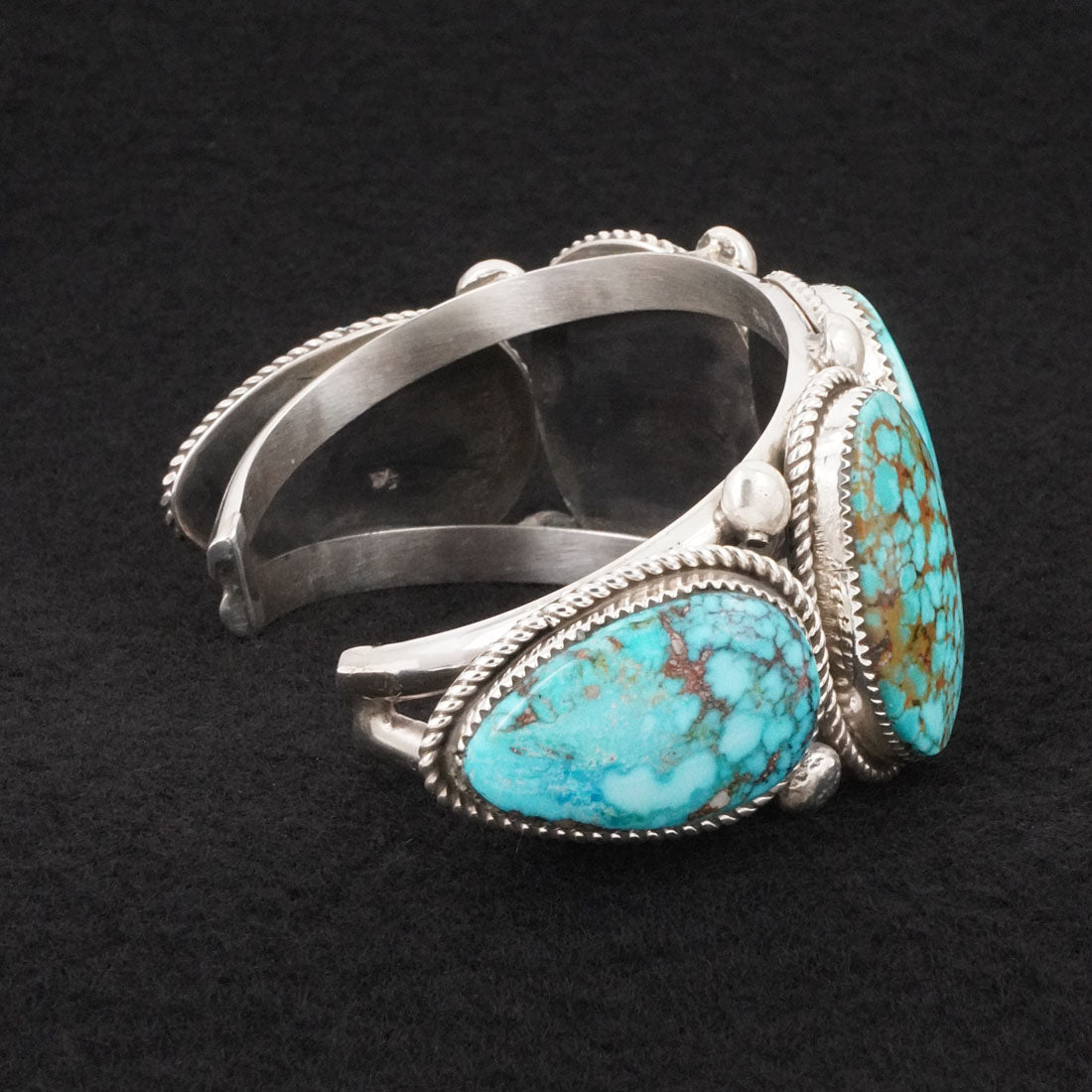 Ray Nez Turquoise & Sterling Silver Bracelet