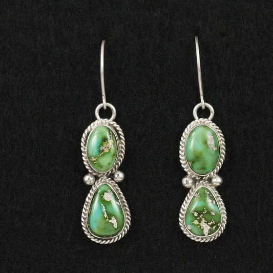 Eugene Gruber Turquoise & Sterling Silver Earrings