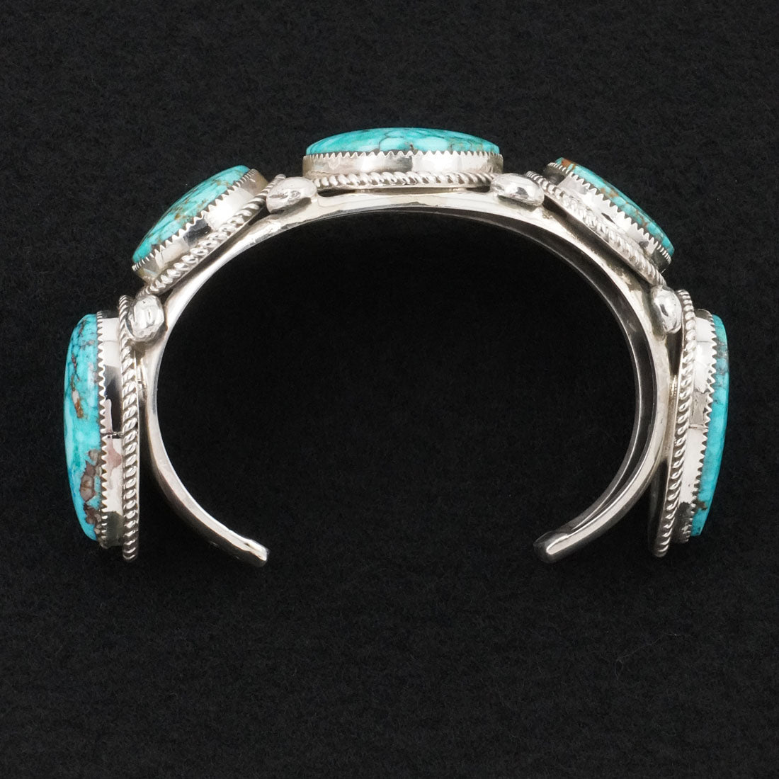 Ray Nez Turquoise & Sterling Silver Bracelet