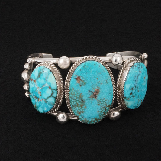 Ray Nez Turquoise & Sterling Silver Bracelet