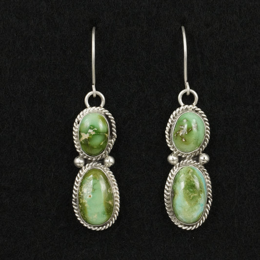 Eugene Gruber Turquoise & Sterling Silver Earrings
