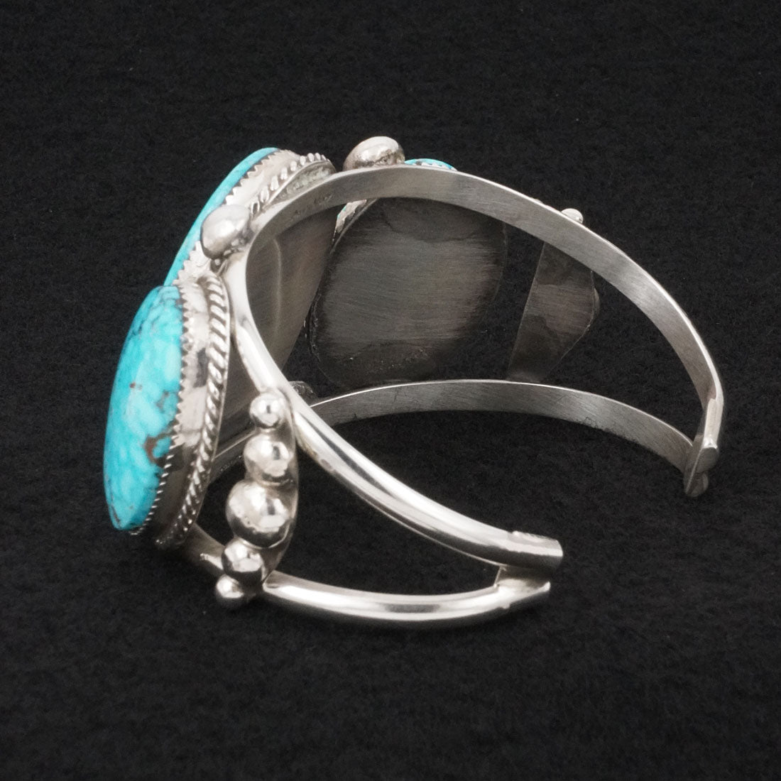 Ray Nez Turquoise & Sterling Silver Bracelet