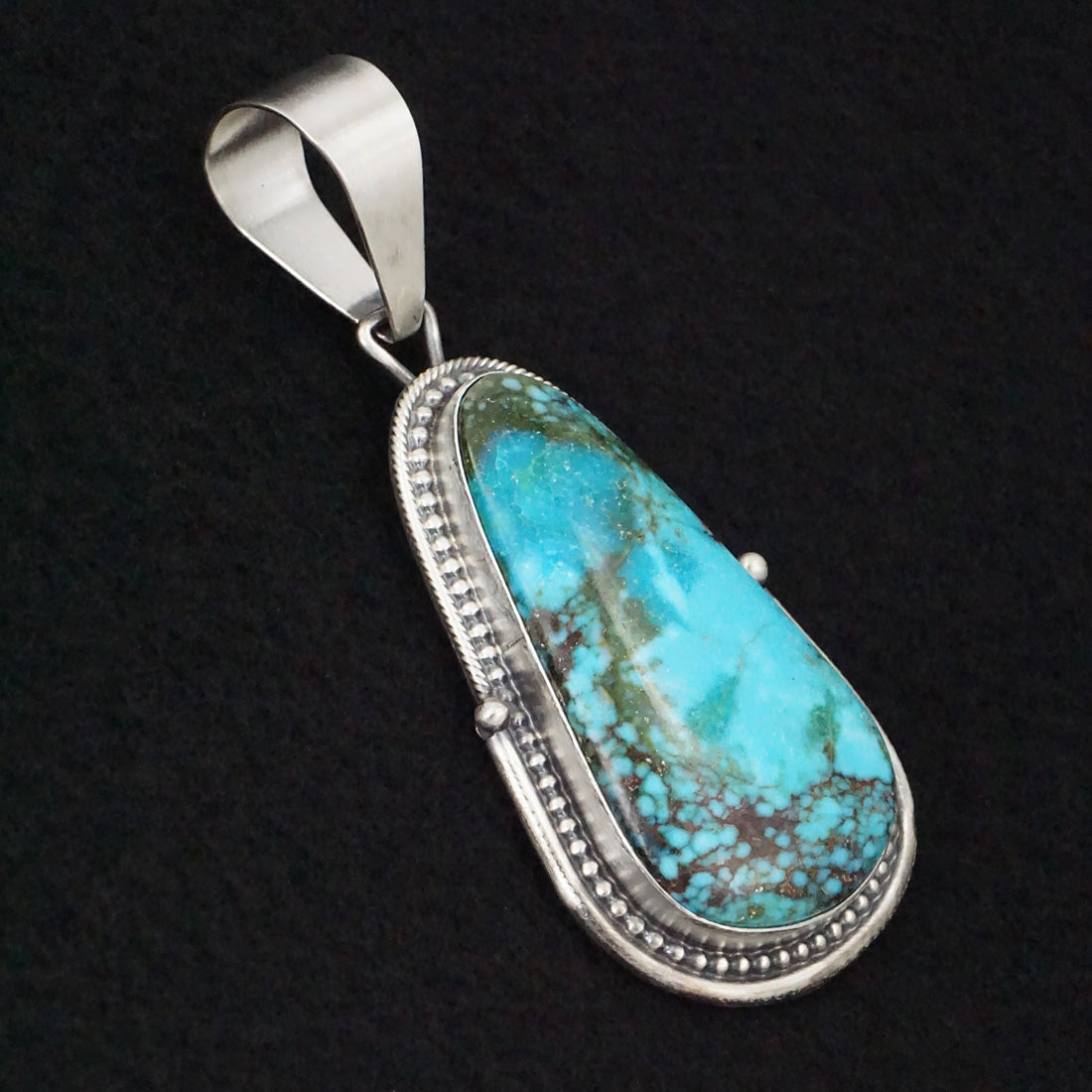 Daniel Benally Turquoise & Sterling Silver Pendant