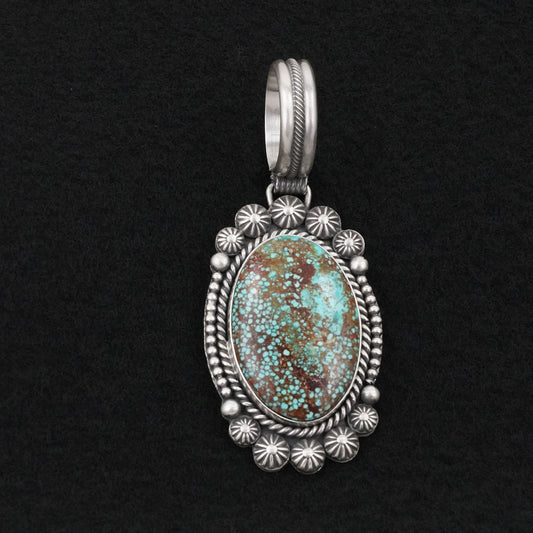 Michael Calladitto Turquoise & Sterling Silver Pendant