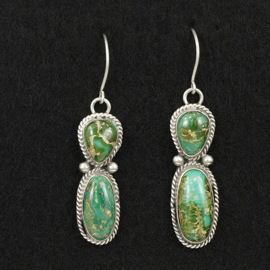 Eugene Gruber Turquoise & Sterling Silver Earrings
