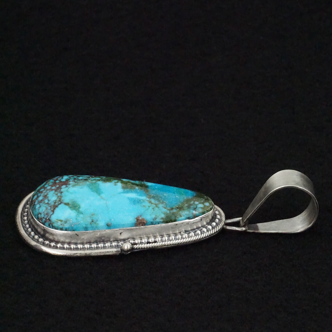 Daniel Benally Turquoise & Sterling Silver Pendant