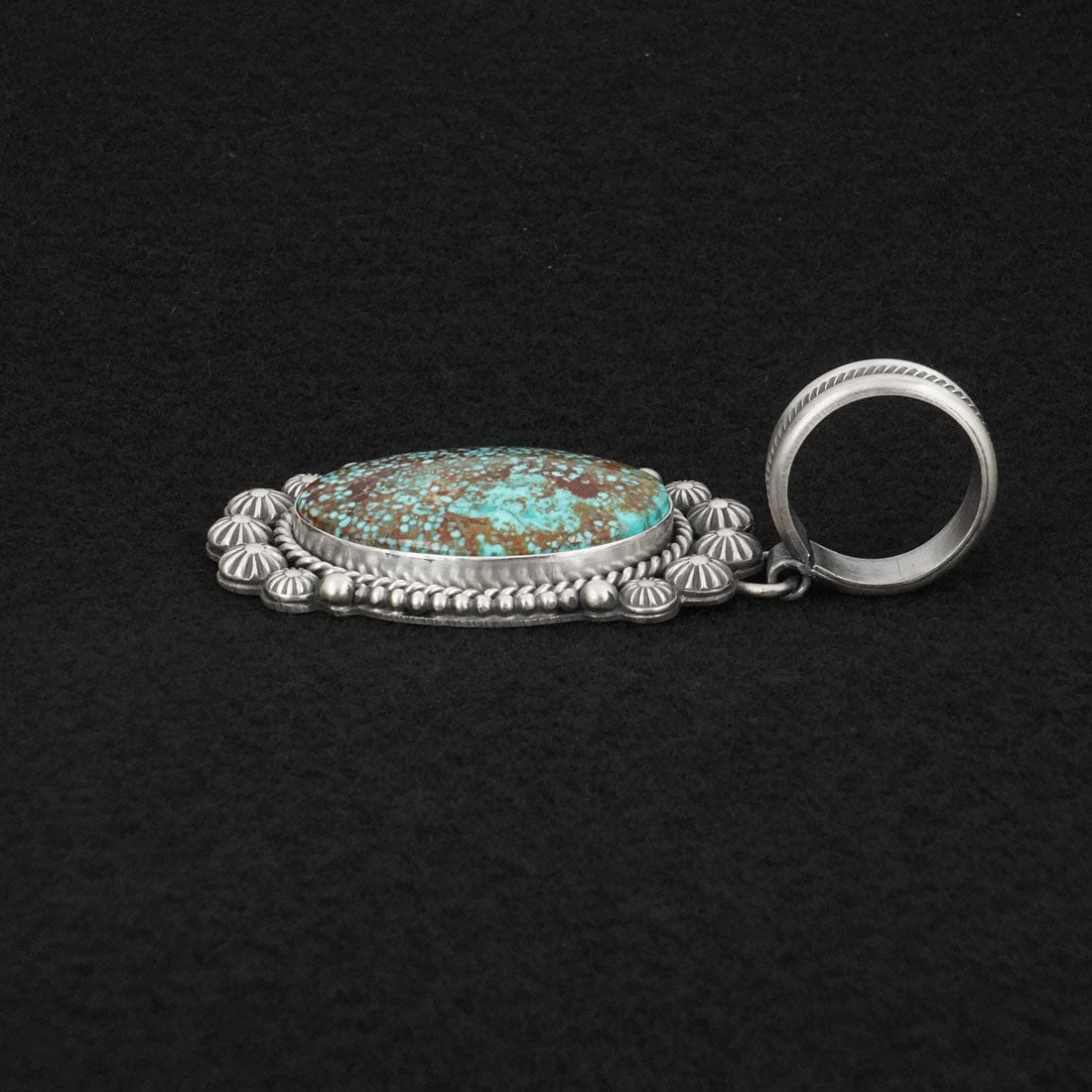 Michael Calladitto Turquoise & Sterling Silver Pendant