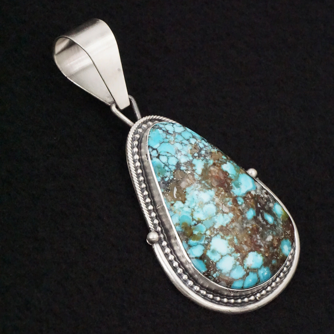 Daniel Benally Turquoise & Sterling Silver Pendant