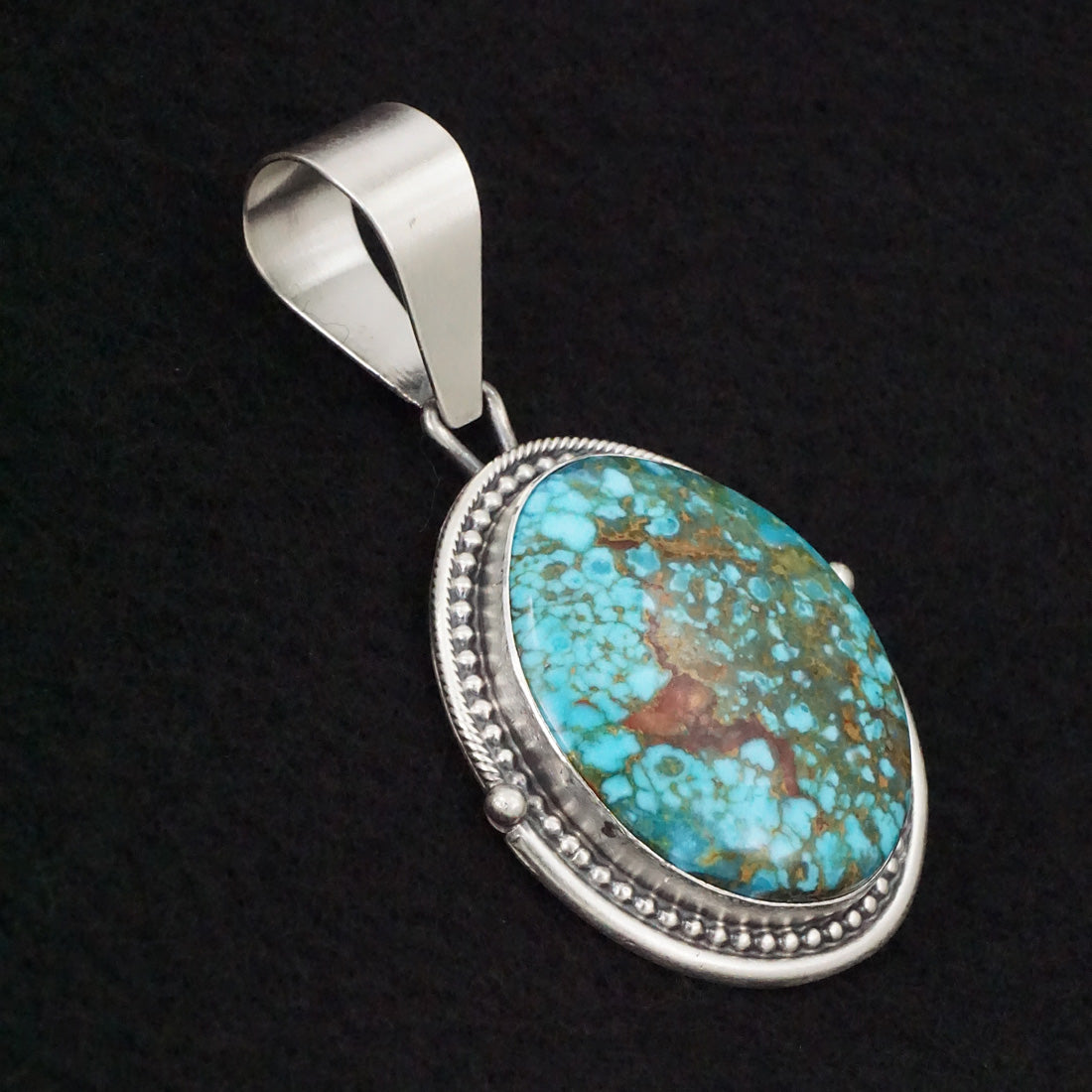 Daniel Benally Turquoise & Sterling Silver Pendant