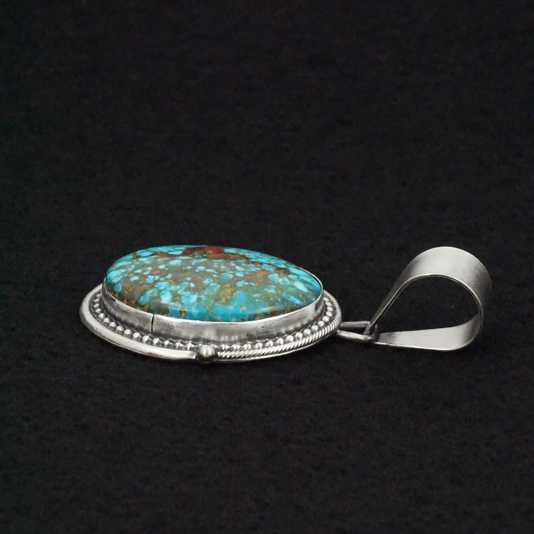 Daniel Benally Turquoise & Sterling Silver Pendant