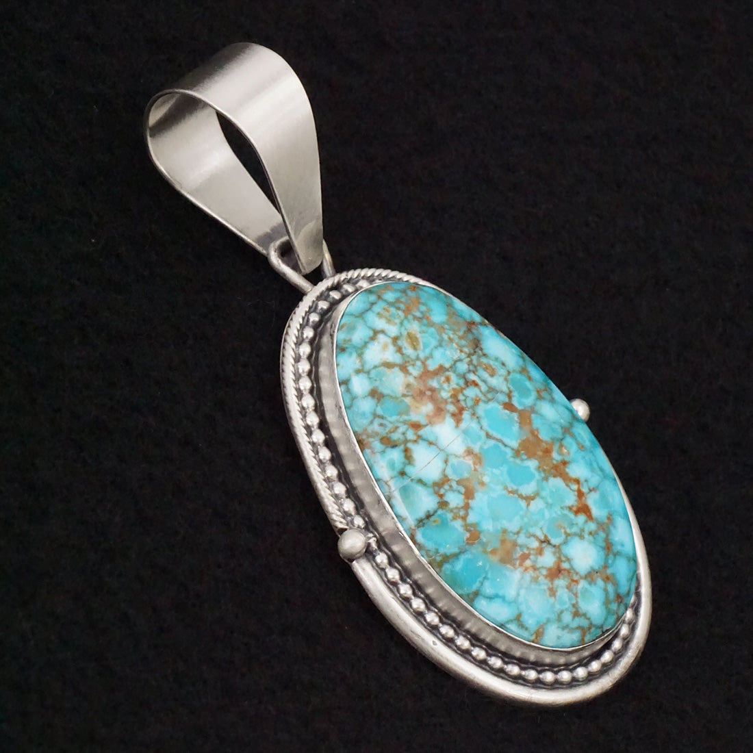 Daniel Benally Turquoise & Sterling Silver Pendant