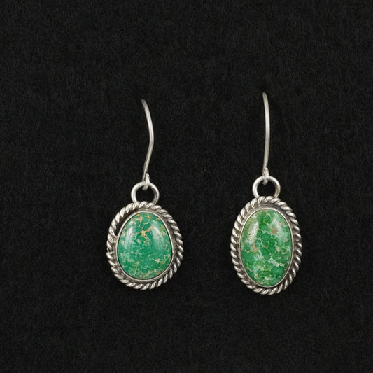 Eugene Gruber Turquoise & Sterling Silver Earrings
