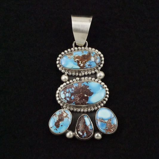 Bobby Johnson Turquoise & Sterling Silver Pendant