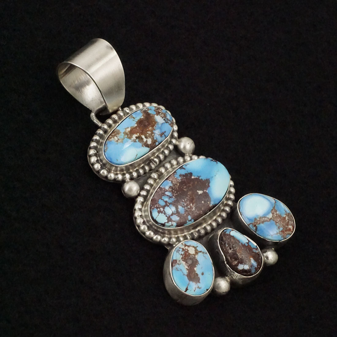 Bobby Johnson Turquoise & Sterling Silver Pendant