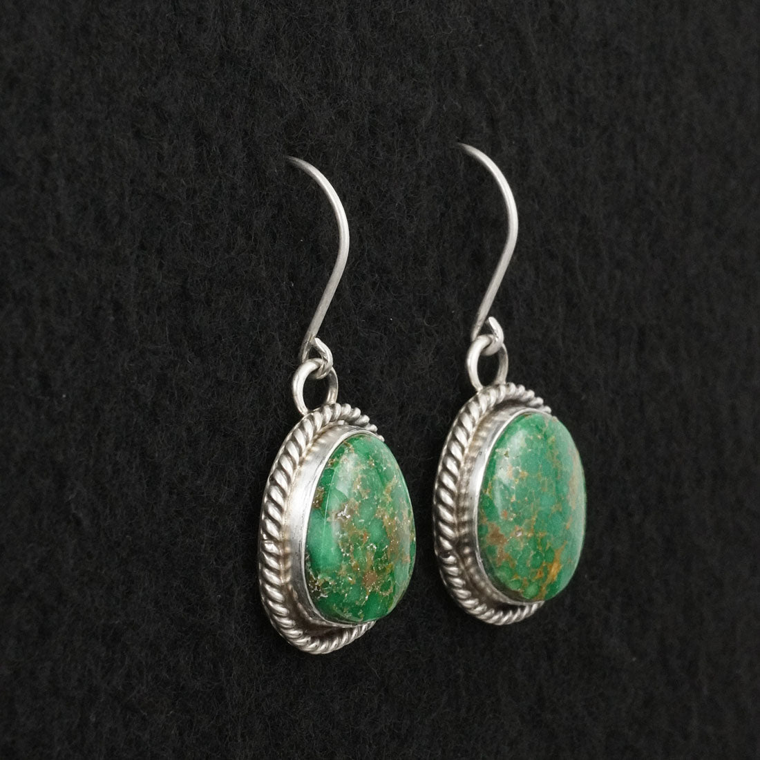 Eugene Gruber Turquoise & Sterling Silver Earrings
