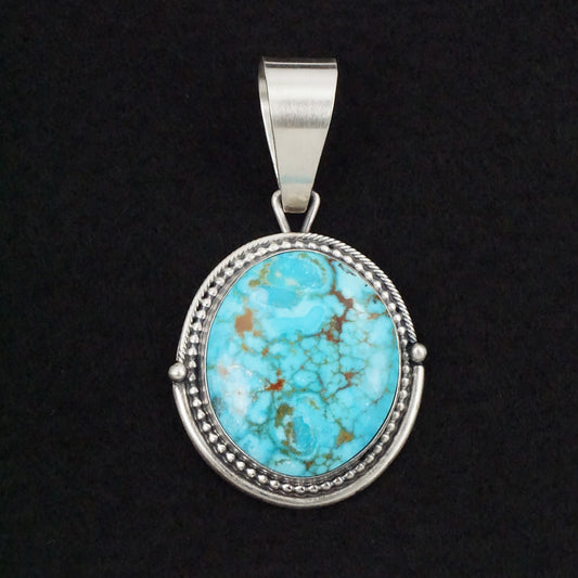 Daniel Benally Turquoise & Sterling Silver Pendant