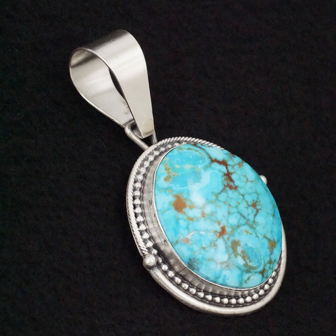 Daniel Benally Turquoise & Sterling Silver Pendant