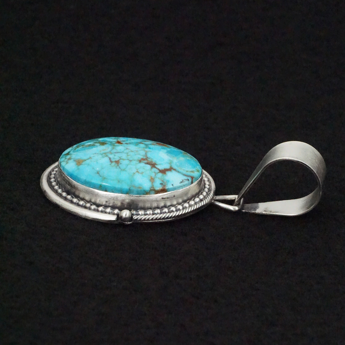 Daniel Benally Turquoise & Sterling Silver Pendant