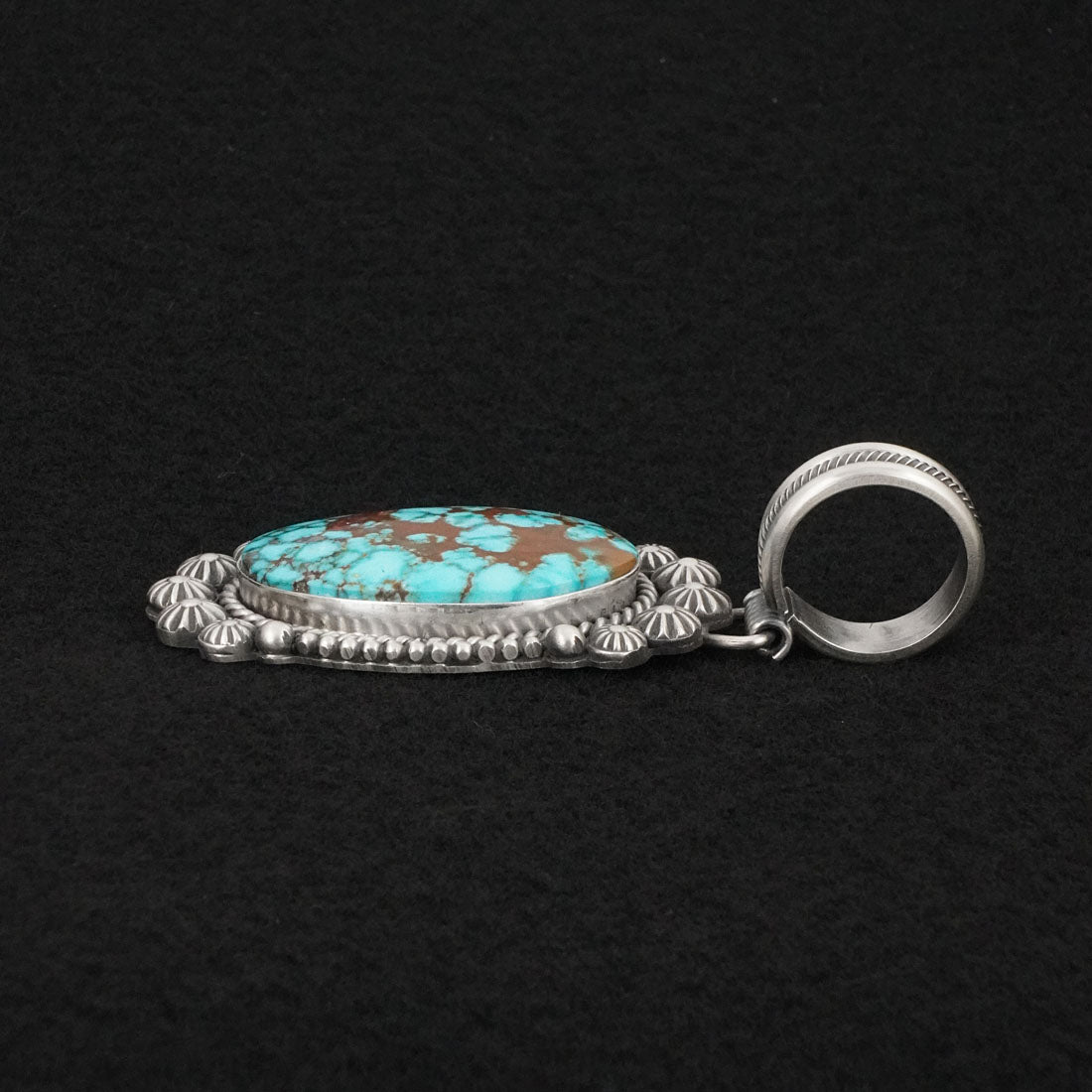 Michael Calladitto Turquoise & Sterling Silver Pendant