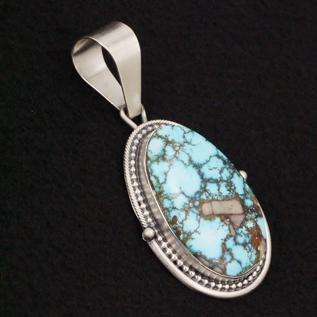 Daniel Benally Turquoise & Sterling Silver Pendant