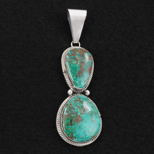 Eugene Gruber Turquoise & Sterling Silver Pendant