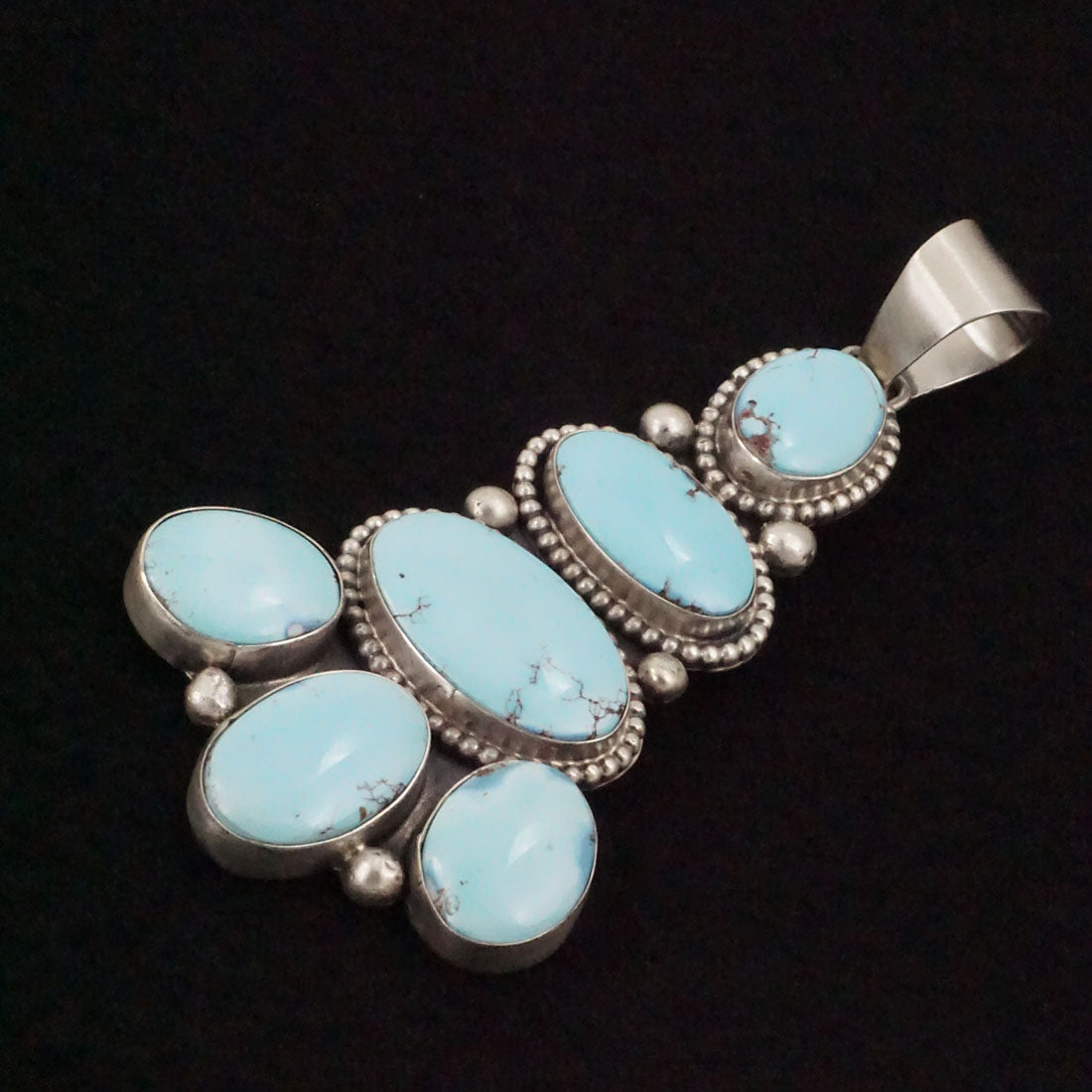 Bobby Johnson Turquoise & Sterling Silver Pendant