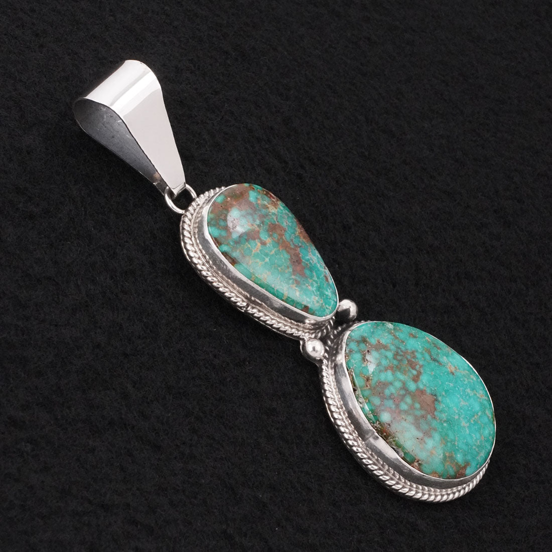 Eugene Gruber Turquoise & Sterling Silver Pendant