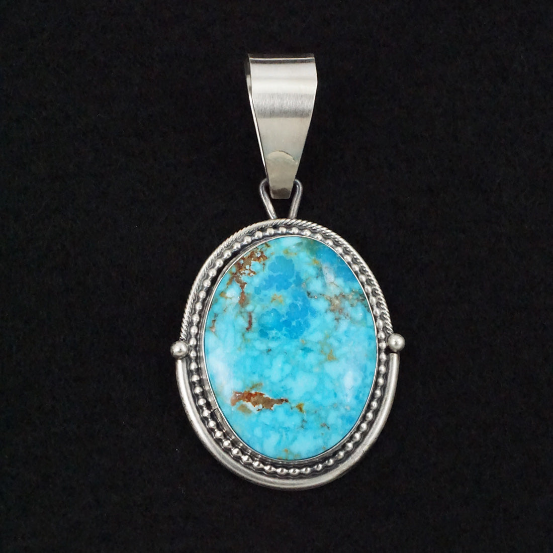 Daniel Benally Turquoise & Sterling Silver Pendant