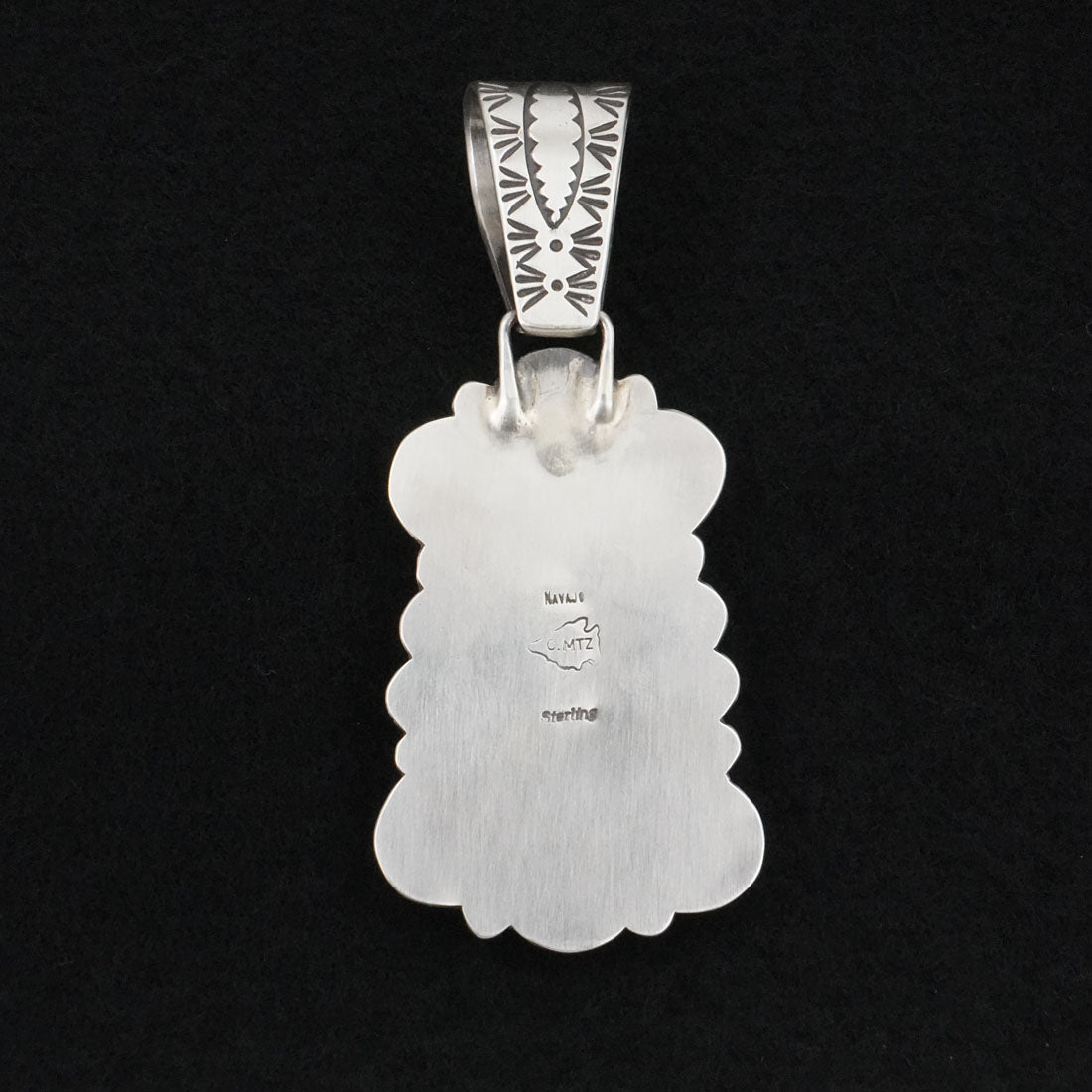 Calvin Martinez Turquoise & Sterling Silver Pendant