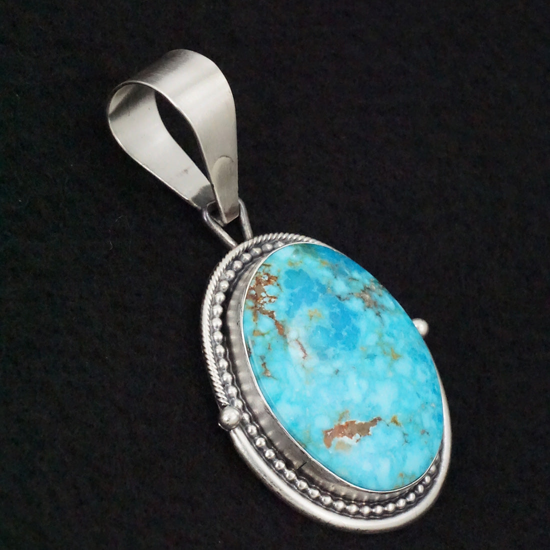 Daniel Benally Turquoise & Sterling Silver Pendant