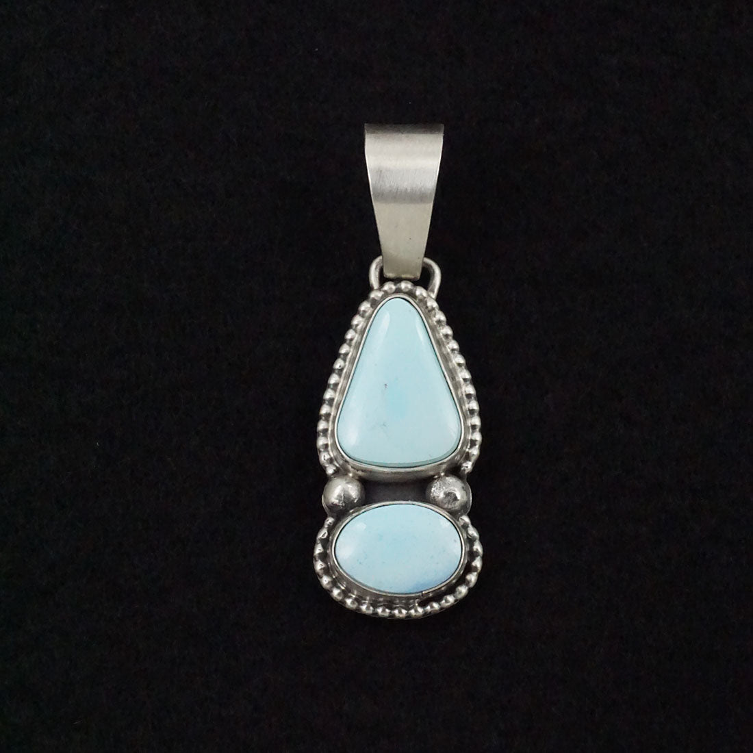 Bobby Johnson Turquoise & Sterling Silver Pendant