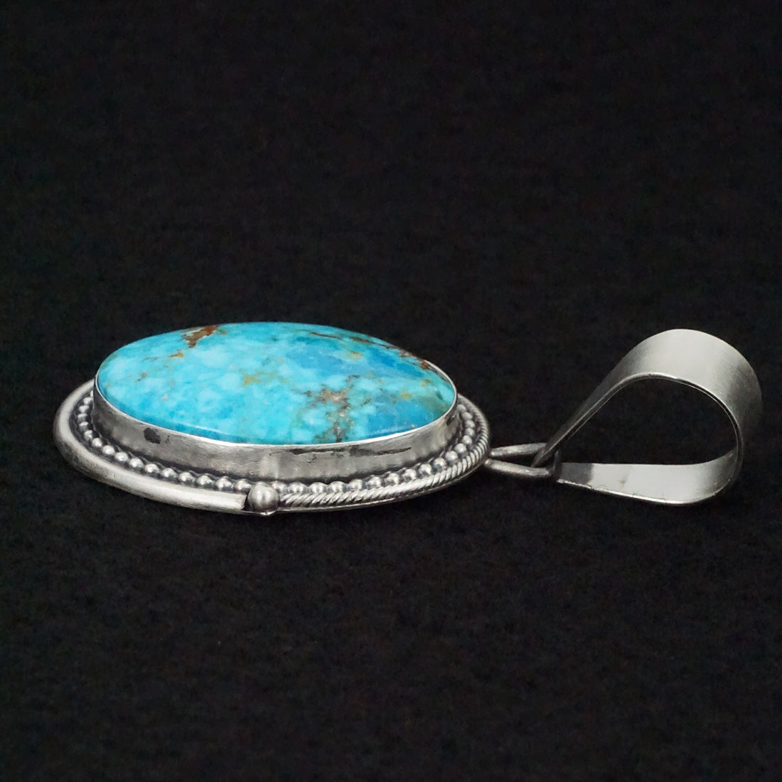 Daniel Benally Turquoise & Sterling Silver Pendant