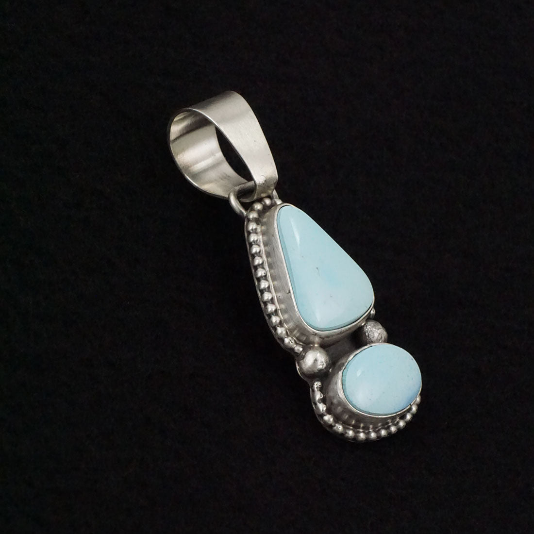 Bobby Johnson Turquoise & Sterling Silver Pendant