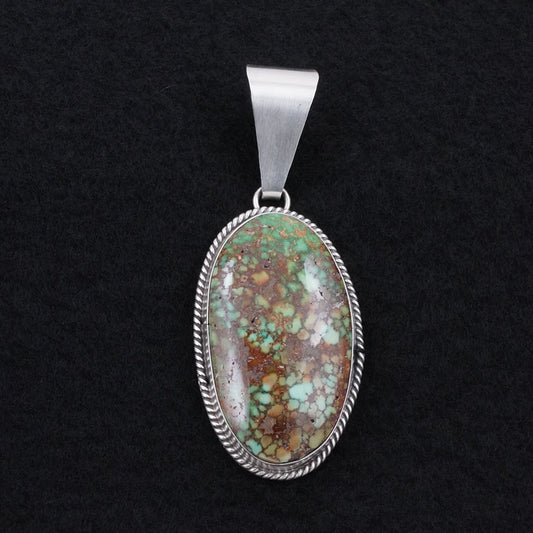 Eugene Gruber Turquoise & Sterling Silver Pendant