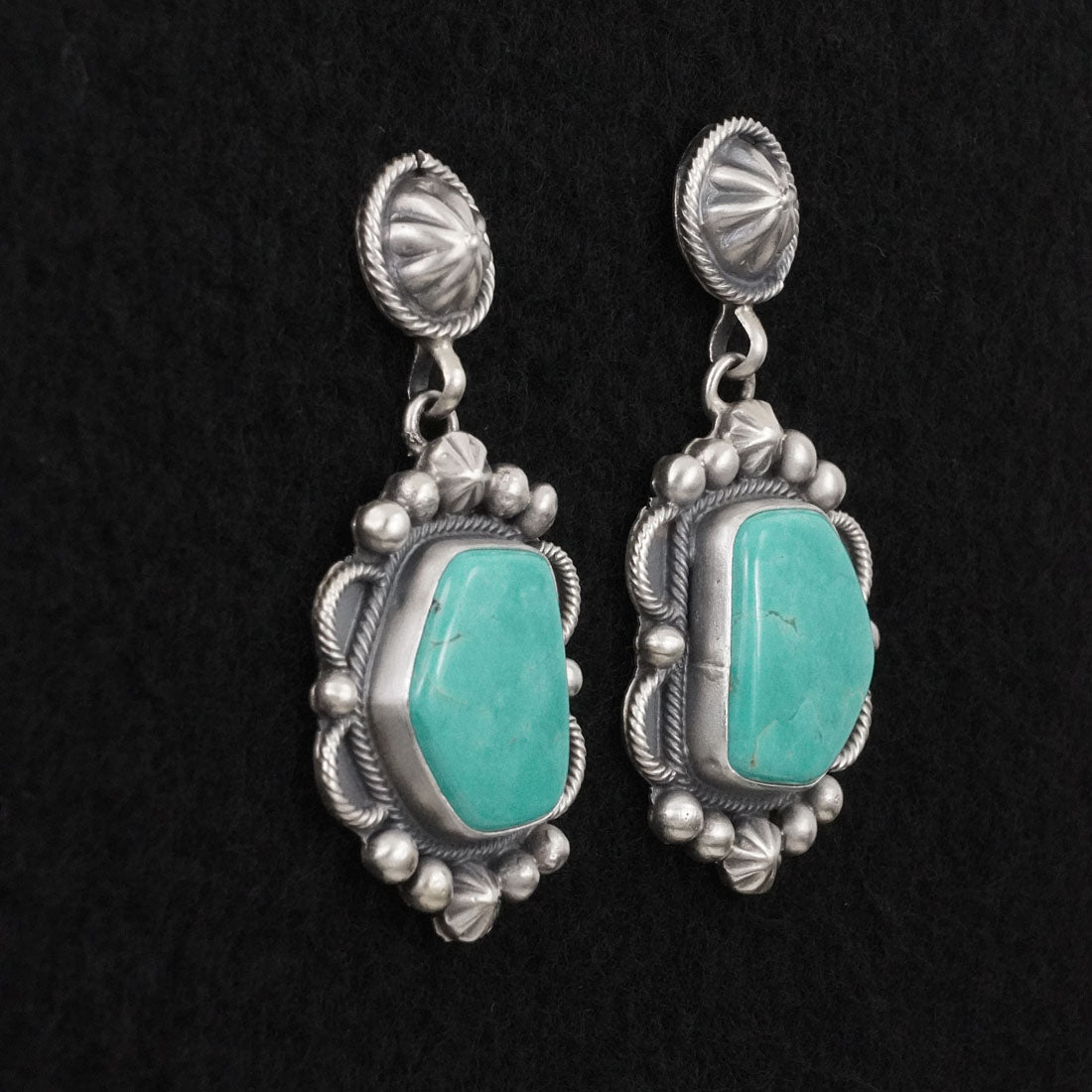 Darrin Livingston Turquoise & Sterling Silver Earrings