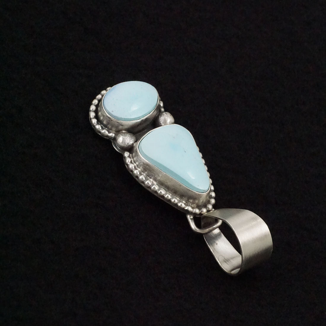 Bobby Johnson Turquoise & Sterling Silver Pendant