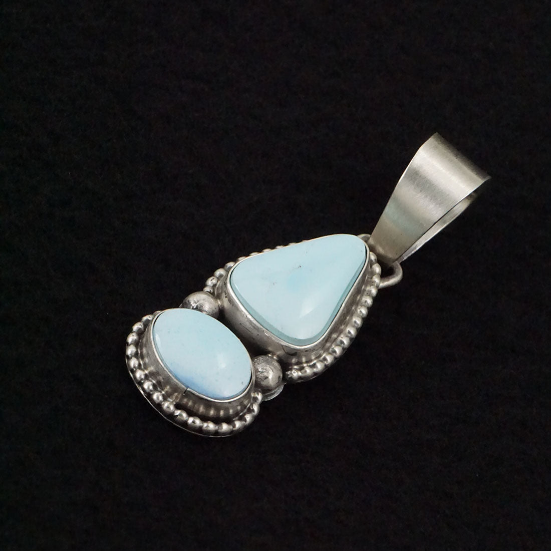 Bobby Johnson Turquoise & Sterling Silver Pendant