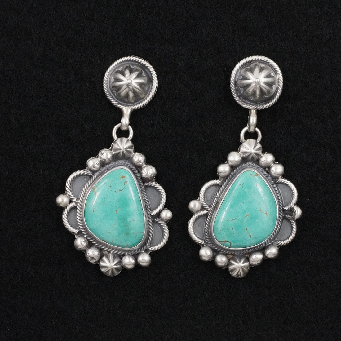 Darrin Livingston Turquoise & Sterling Silver Earrings