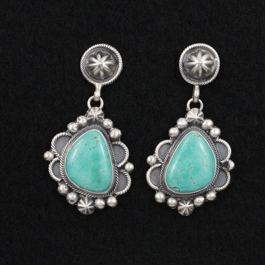 Darrin Livingston Turquoise & Sterling Silver Earrings