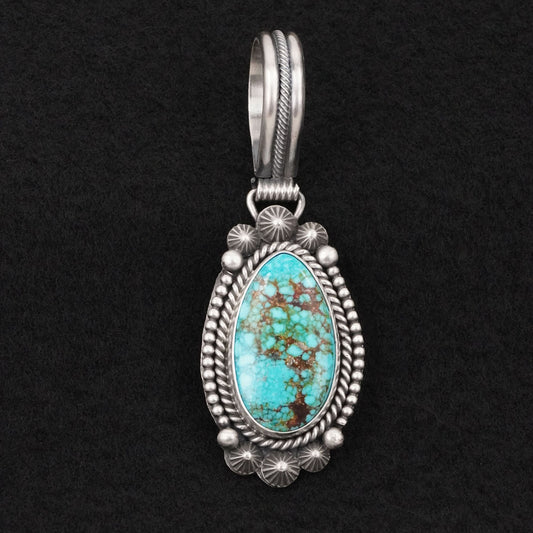 Michael Calladitto Turquoise & Sterling Silver Pendant